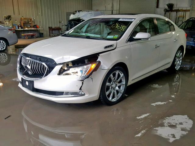 1G4GD5G31EF129459 - 2014 BUICK LACROSSE P WHITE photo 2