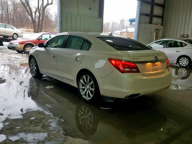 1G4GD5G31EF129459 - 2014 BUICK LACROSSE P WHITE photo 3