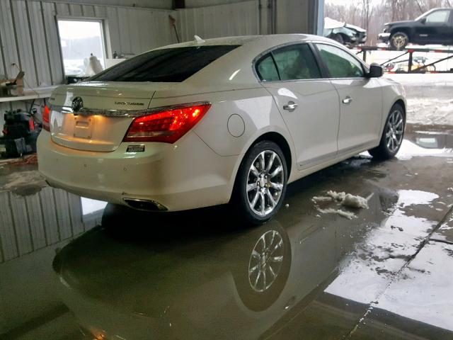 1G4GD5G31EF129459 - 2014 BUICK LACROSSE P WHITE photo 4