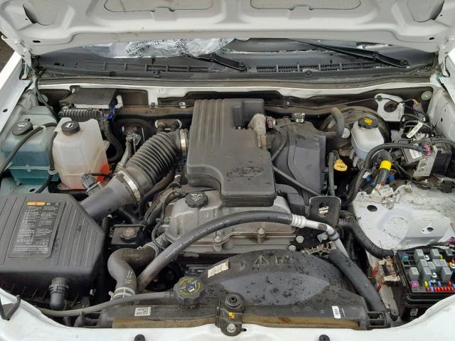 1GCESCF98C8150483 - 2012 CHEVROLET COLORADO L WHITE photo 7