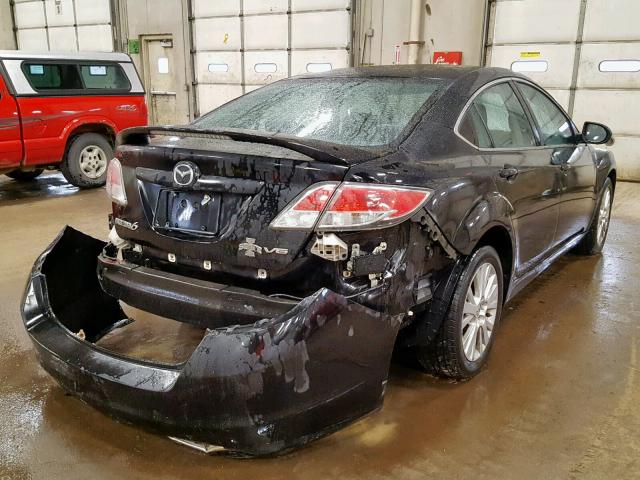 1YVHZ8CB2A5M09829 - 2010 MAZDA 6 S BLACK photo 4