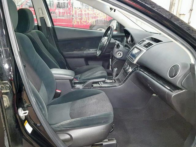 1YVHZ8CB2A5M09829 - 2010 MAZDA 6 S BLACK photo 5