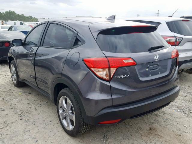 3CZRU5H58HM710209 - 2017 HONDA HR-V EX GRAY photo 3