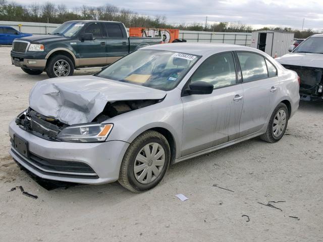 3VW2K7AJ8FM348960 - 2015 VOLKSWAGEN JETTA BASE SILVER photo 2