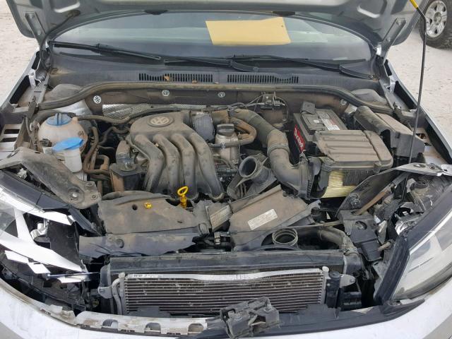 3VW2K7AJ8FM348960 - 2015 VOLKSWAGEN JETTA BASE SILVER photo 7