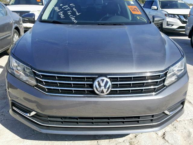 1VWBS7A32GC007316 - 2016 VOLKSWAGEN PASSAT SE GRAY photo 9