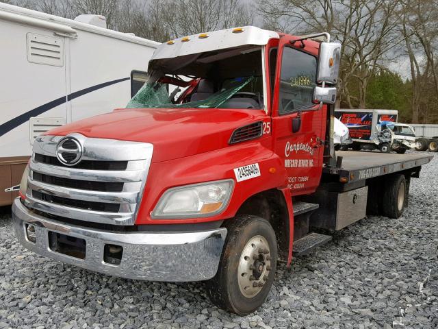 5PVNJ8JN6C4S51047 - 2012 HINO 258/268 RED photo 2