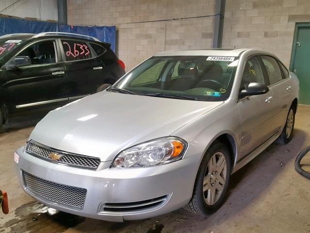 2G1WB5E35E1120806 - 2014 CHEVROLET IMPALA LIM SILVER photo 2