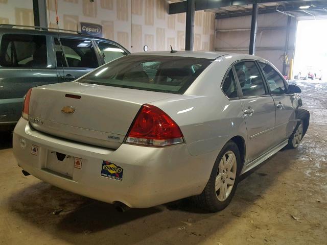 2G1WB5E35E1120806 - 2014 CHEVROLET IMPALA LIM SILVER photo 4