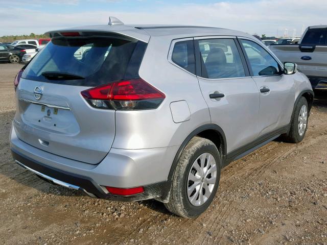 KNMAT2MT8JP565374 - 2018 NISSAN ROGUE S SILVER photo 4