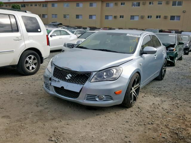 JS2RE9A39A6100771 - 2010 SUZUKI KIZASHI SE BLUE photo 2