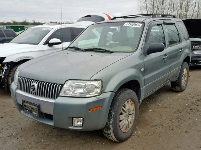 4M2YU56Z56KJ13962 - 2006 MERCURY MARINER GRAY photo 2