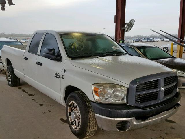 3D7KR28L19G533174 - 2009 DODGE RAM 2500 WHITE photo 1