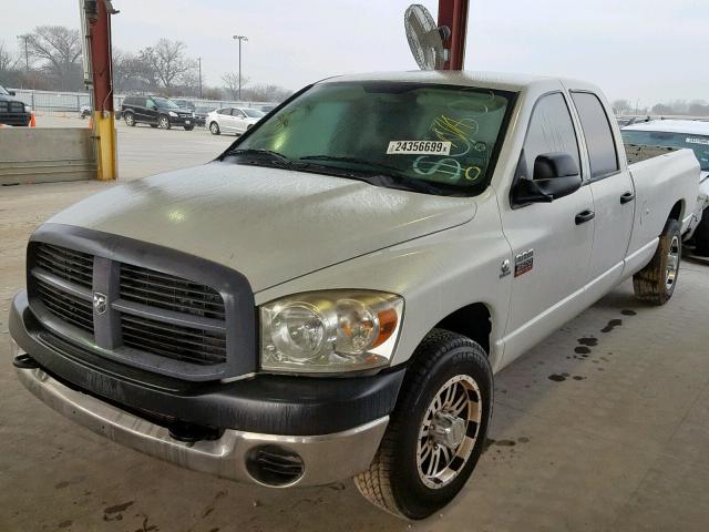 3D7KR28L19G533174 - 2009 DODGE RAM 2500 WHITE photo 2