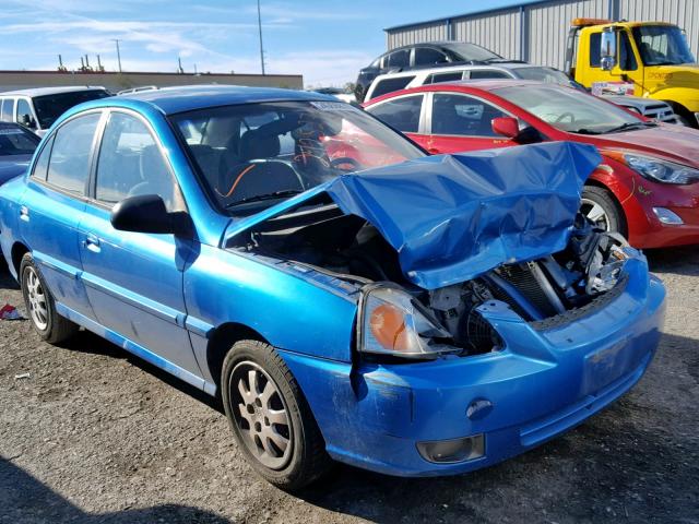 KNADC125236238728 - 2003 KIA RIO BLUE photo 1