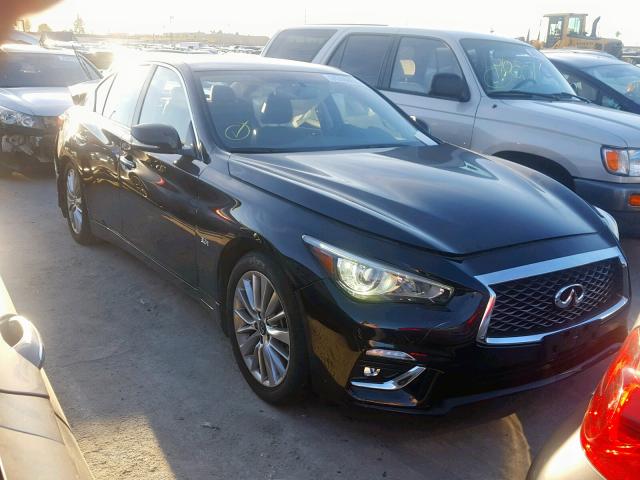 JN1EV7AP7JM362738 - 2018 INFINITI Q50 LUXE BLACK photo 1