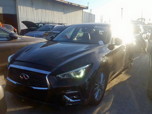 JN1EV7AP7JM362738 - 2018 INFINITI Q50 LUXE BLACK photo 2