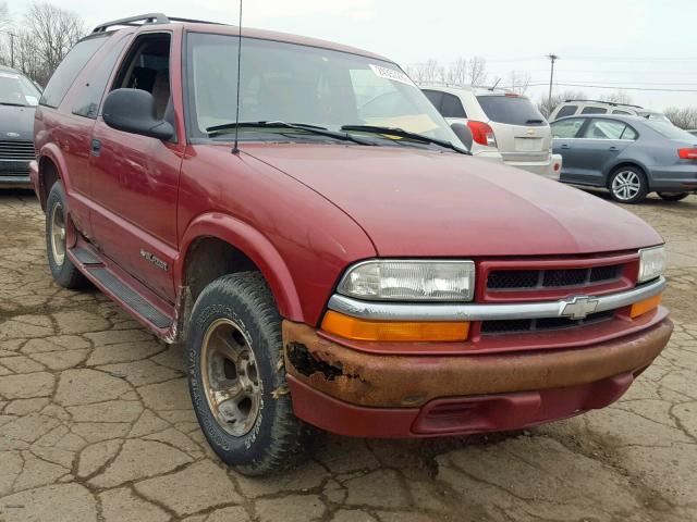 1GNCS18W2WK157989 - 1998 CHEVROLET BLAZER BURGUNDY photo 1