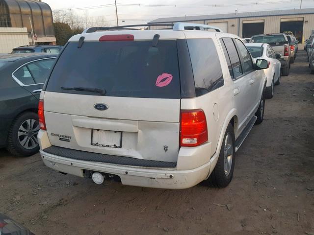 1FMDU75W93ZA71429 - 2003 FORD EXPLORER L WHITE photo 4