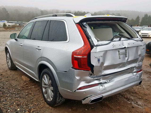 YV4A22PK0G1014483 - 2016 VOLVO XC90 T6 SILVER photo 3