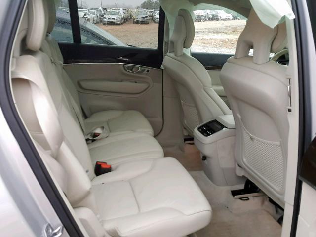 YV4A22PK0G1014483 - 2016 VOLVO XC90 T6 SILVER photo 6