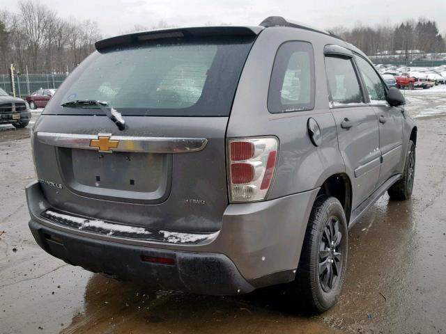 2CNDL23F766075360 - 2006 CHEVROLET EQUINOX LS GRAY photo 4