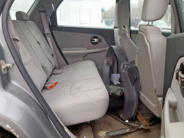 2CNDL23F766075360 - 2006 CHEVROLET EQUINOX LS GRAY photo 6