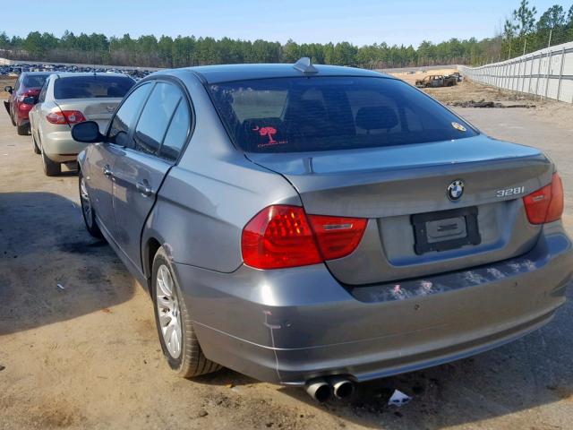 WBAPH73549E128746 - 2009 BMW 328 I SILVER photo 3