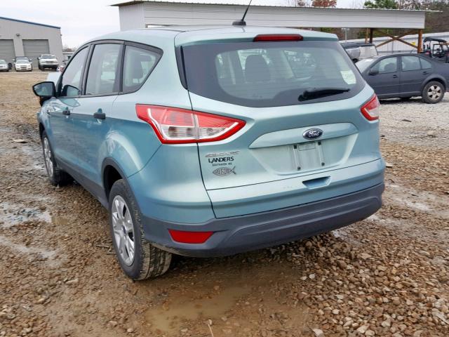 1FMCU0F74DUB50905 - 2013 FORD ESCAPE S BLUE photo 3