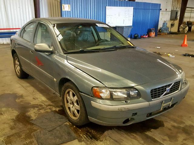 YV1RH58D522174488 - 2002 VOLVO S60 2.5T GREEN photo 1