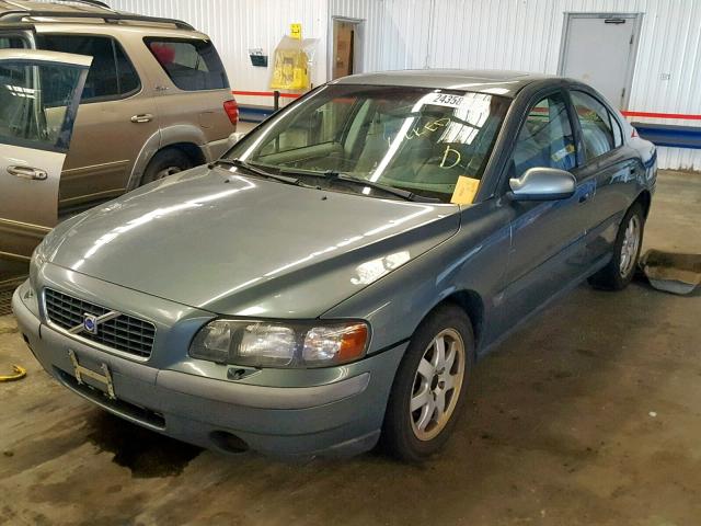 YV1RH58D522174488 - 2002 VOLVO S60 2.5T GREEN photo 2