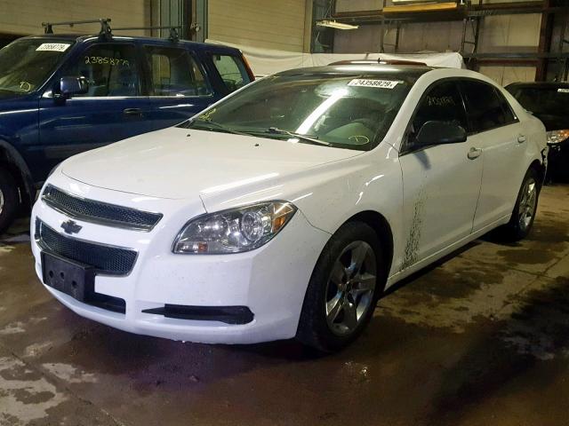 1G1ZA5E11BF143230 - 2011 CHEVROLET MALIBU LS WHITE photo 2
