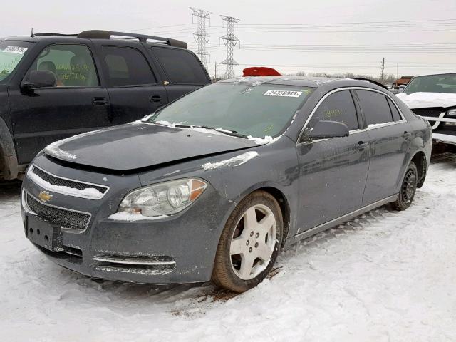 1G1ZJ57769F176848 - 2009 CHEVROLET MALIBU 2LT GRAY photo 2