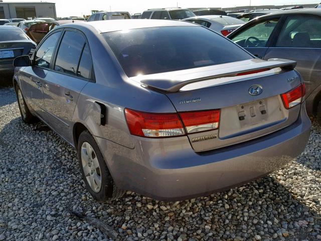 KMHET46C36A116152 - 2006 HYUNDAI SONATA GL SILVER photo 3