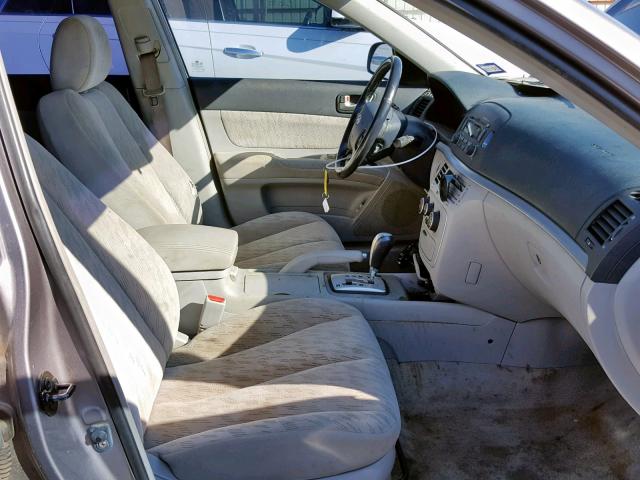 KMHET46C36A116152 - 2006 HYUNDAI SONATA GL SILVER photo 5