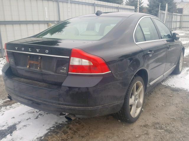 YV1992AH9A1114579 - 2010 VOLVO S80 T6 BLACK photo 4