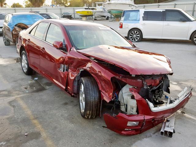 1G6DW677670136068 - 2007 CADILLAC STS BURGUNDY photo 1