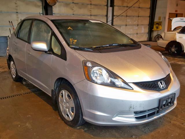 JHMGE8H38DC072662 - 2013 HONDA FIT SILVER photo 1