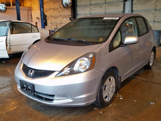 JHMGE8H38DC072662 - 2013 HONDA FIT SILVER photo 2