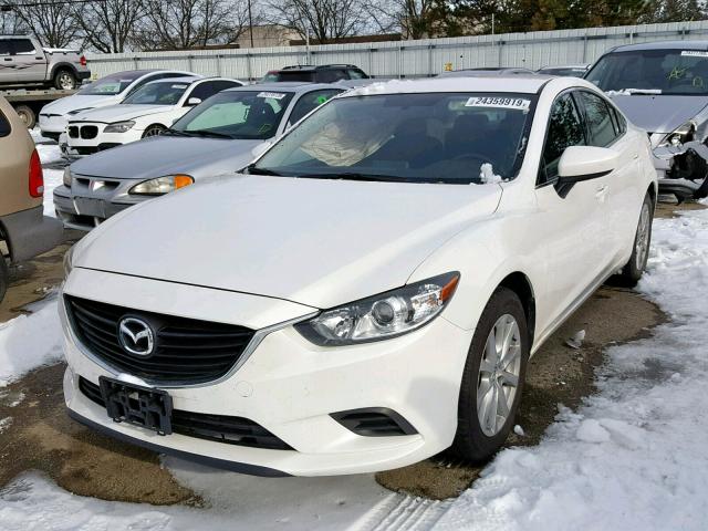 JM1GJ1U51G1409989 - 2016 MAZDA 6 SPORT WHITE photo 2