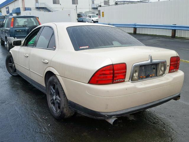 1LNHM87A5YY844273 - 2000 LINCOLN LS كريمي صورة 3