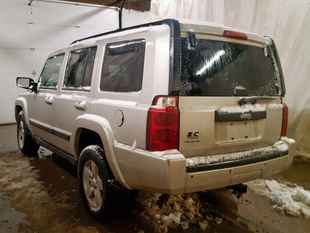 1J8HG48K88C236295 - 2008 JEEP COMMANDER SILVER photo 3
