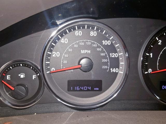 1J8HG48K88C236295 - 2008 JEEP COMMANDER SILVER photo 8