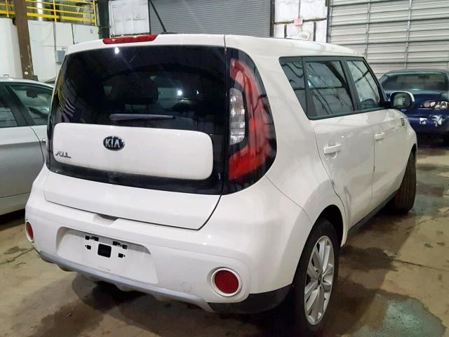 KNDJP3A50K7644264 - 2019 KIA SOUL + WHITE photo 4