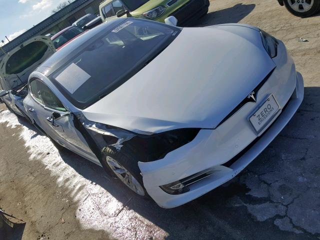 5YJSA1E19GF155400 - 2016 TESLA MODEL S WHITE photo 1