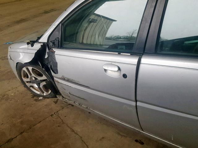 1G8AL52F73Z154306 - 2003 SATURN ION LEVEL SILVER photo 10