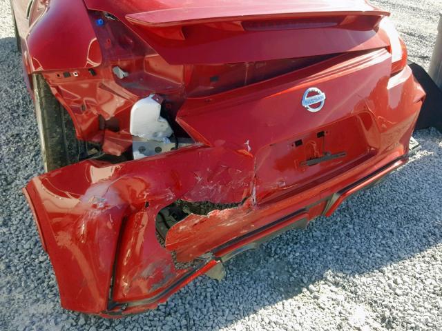 JN1AZ4EH1BM552492 - 2011 NISSAN 370Z BASE RED photo 9