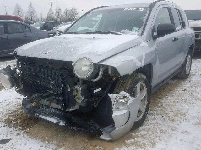 1J8FT47W27D227107 - 2007 JEEP COMPASS SILVER photo 2