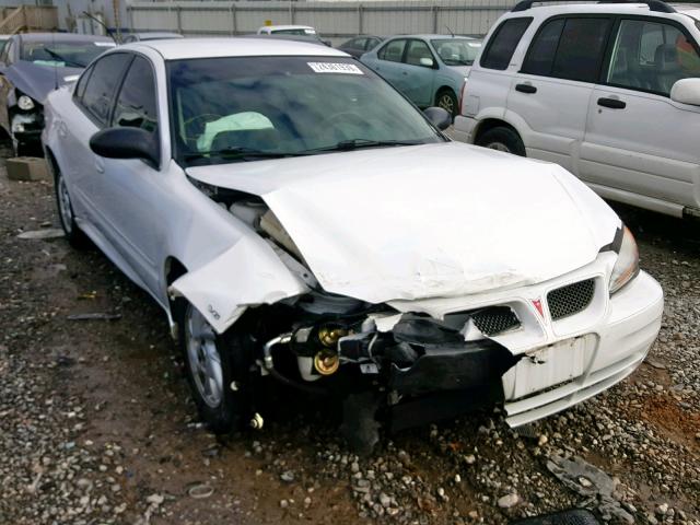 1G2NF52E94M689131 - 2004 PONTIAC GRAND AM S WHITE photo 1