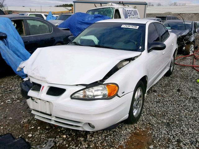 1G2NF52E94M689131 - 2004 PONTIAC GRAND AM S WHITE photo 2